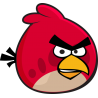 Красная птица из Angry Birds