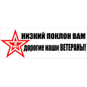 Низкий поклон Вам дорогие наши Ветераны!