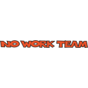 No Work Team оранжевая