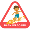 Baby on board - ребенок на серфе