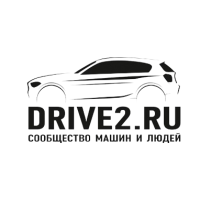 Drive2 в изображением авто и надписью v.2