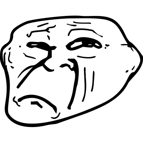 Troll Face расстроенный