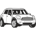 Силуэт  Мини Купер - Mini Cooper