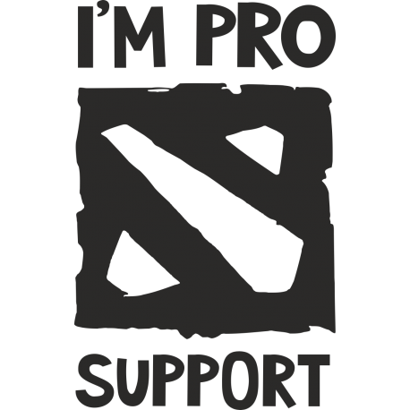 I am pro Dota support