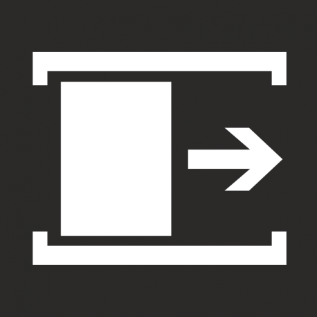 Знак - Для открывания сдвинуть