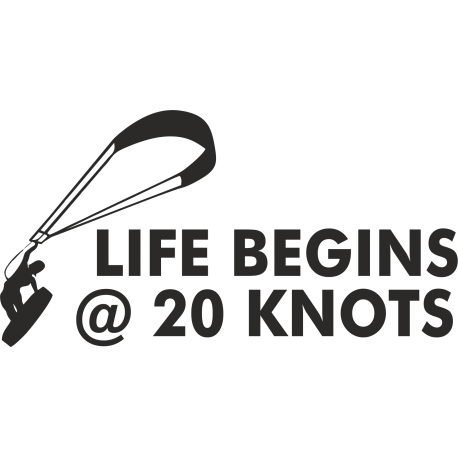 Кайтер -Жизнь начинается с 20 узлов - Life begins @ 20 knots