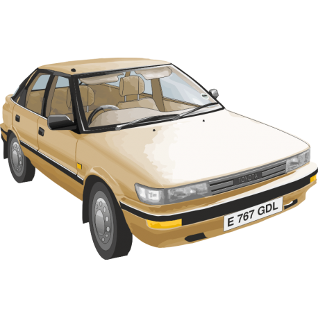 Коричневый автомобиль