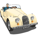 Ретро автомобиль Morgan - Морган
