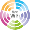 Знак Бесплатиный WiFi - Free WiFi