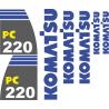 Комплект наклеек на Коматсу 220 - Komatsu 220